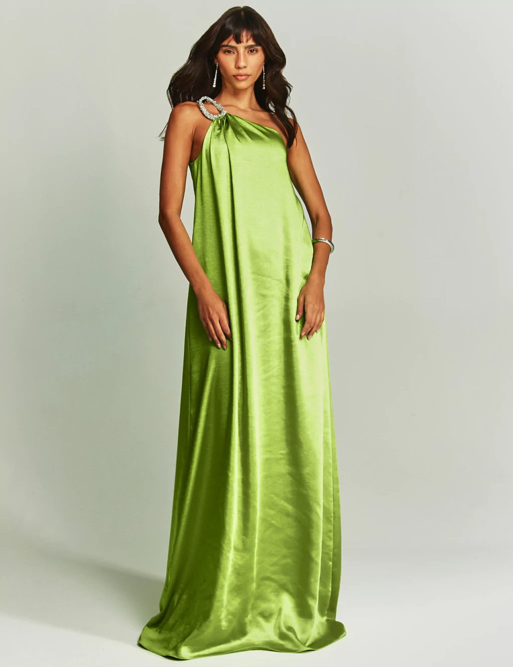 Elegant Satin Evening Gown