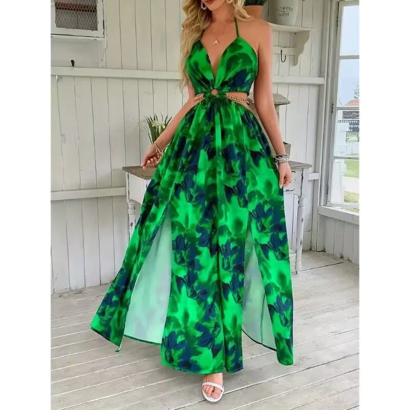 Floral Spaghetti Strap Dress