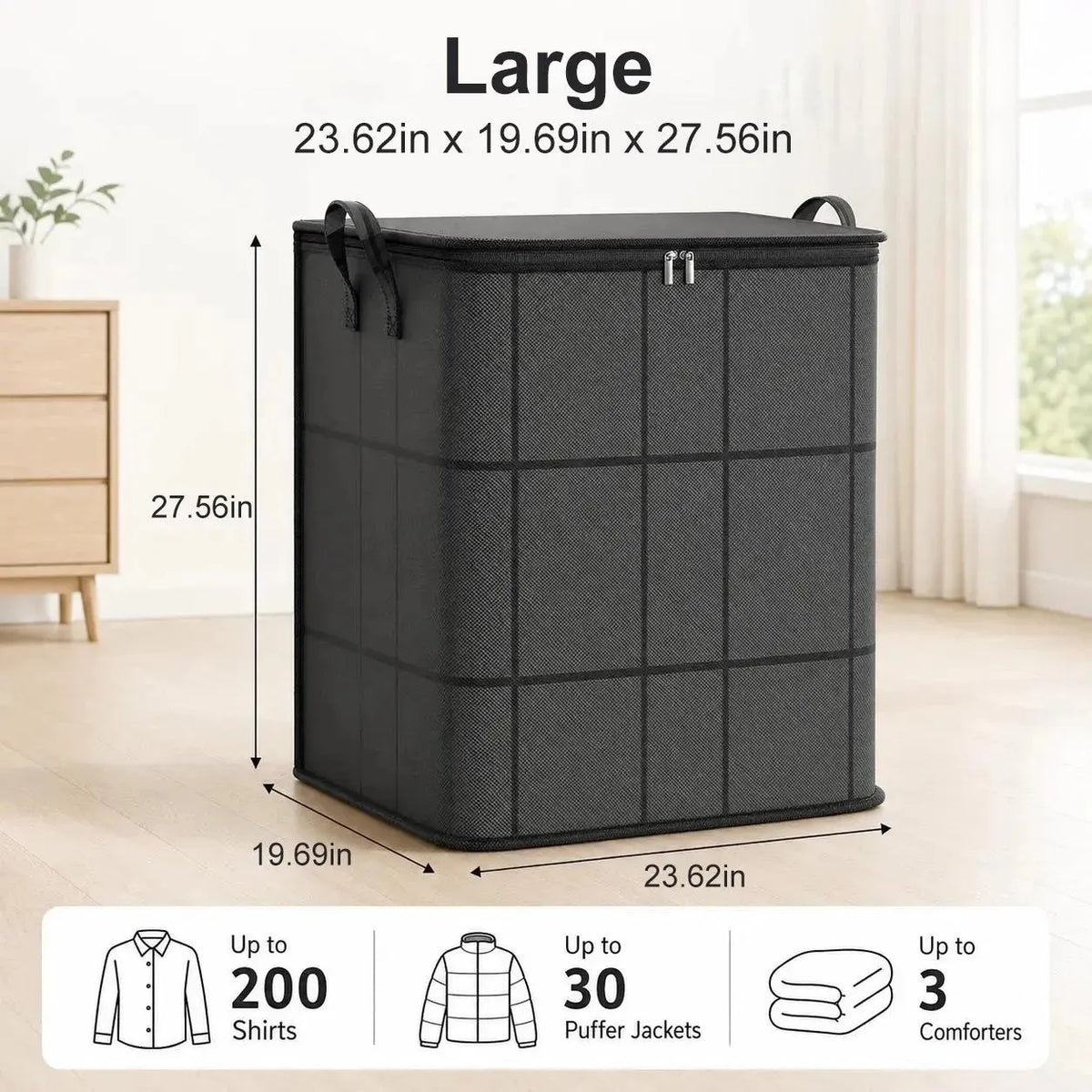 🔥HOT SALE🔥💥49% OFF Factory Clearance –📦Foldable Storage Tote – Waterproof, Dustproof, Big & Portable 🌟