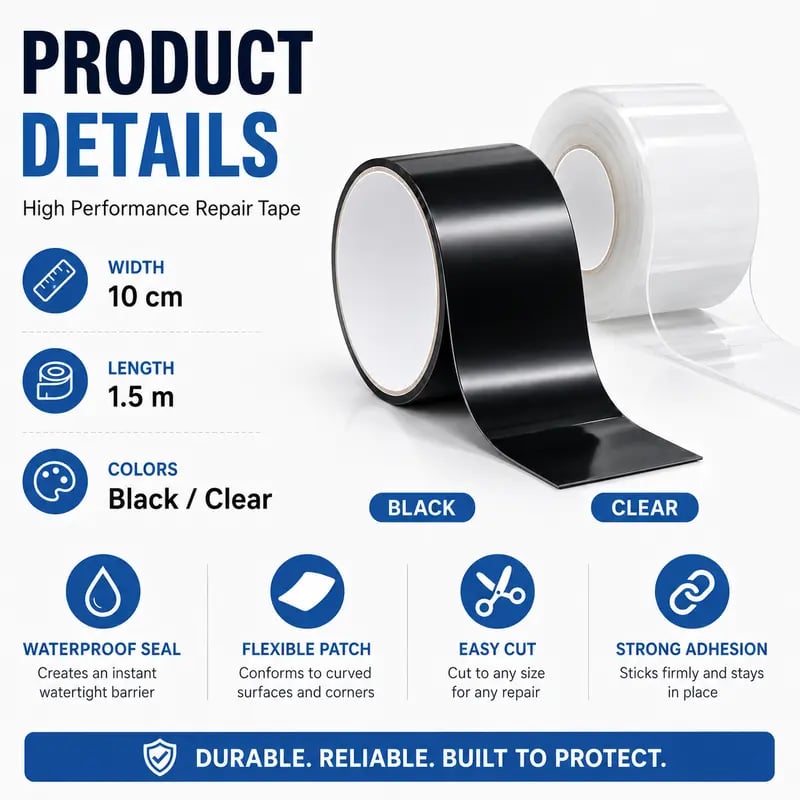 🔥 HOT SALE 🔥Super Waterproof Repair Tape