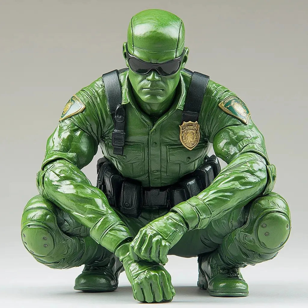⚡️FLASH SALE 49% OFF - Green Police Style & Action Series Figures