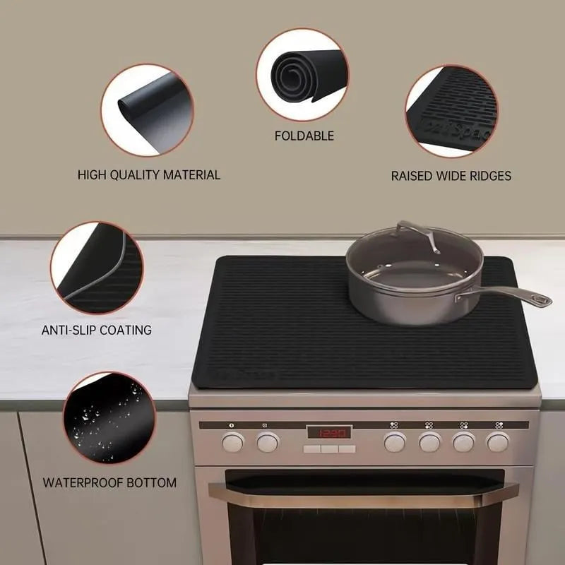 🎁New Year Hot Sale: HALF PRICE -Heat-Resistant Silicone Stove Cover Mat & Utensils
