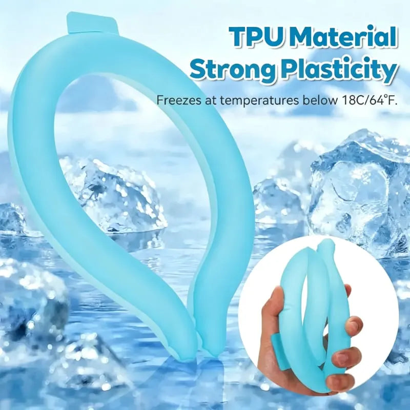 49% OFF – Neck Cooling Tube! Wearable Cold Pack Freezes Below 64°F, Summer Heat Relief for Sports & Indoor 🧊