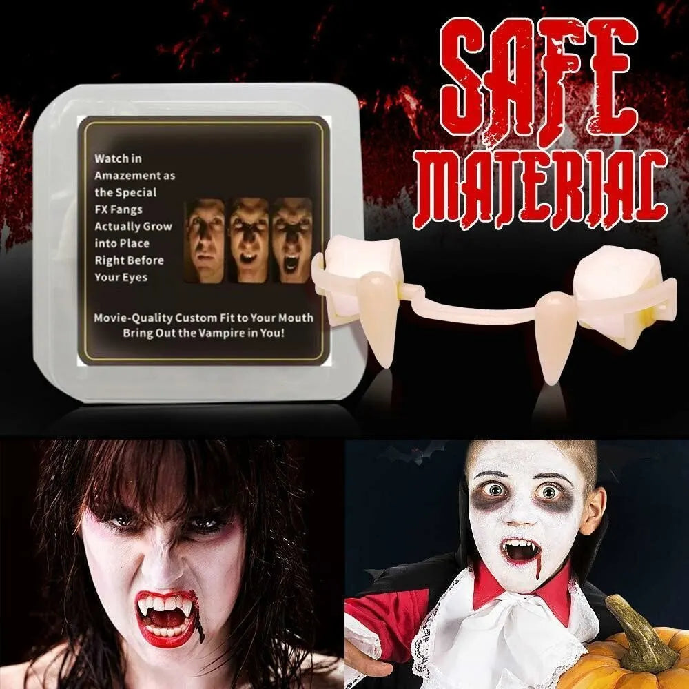 (🔥Hot Sale)Retractable Halloween Vampire Fangs