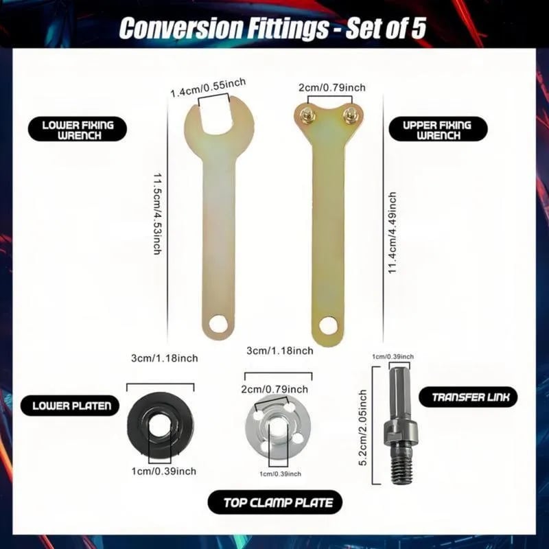 🔥HOT SALE🔥Conversion Angle Grinding Adapter Connecting Rod Kit for Electric Drill