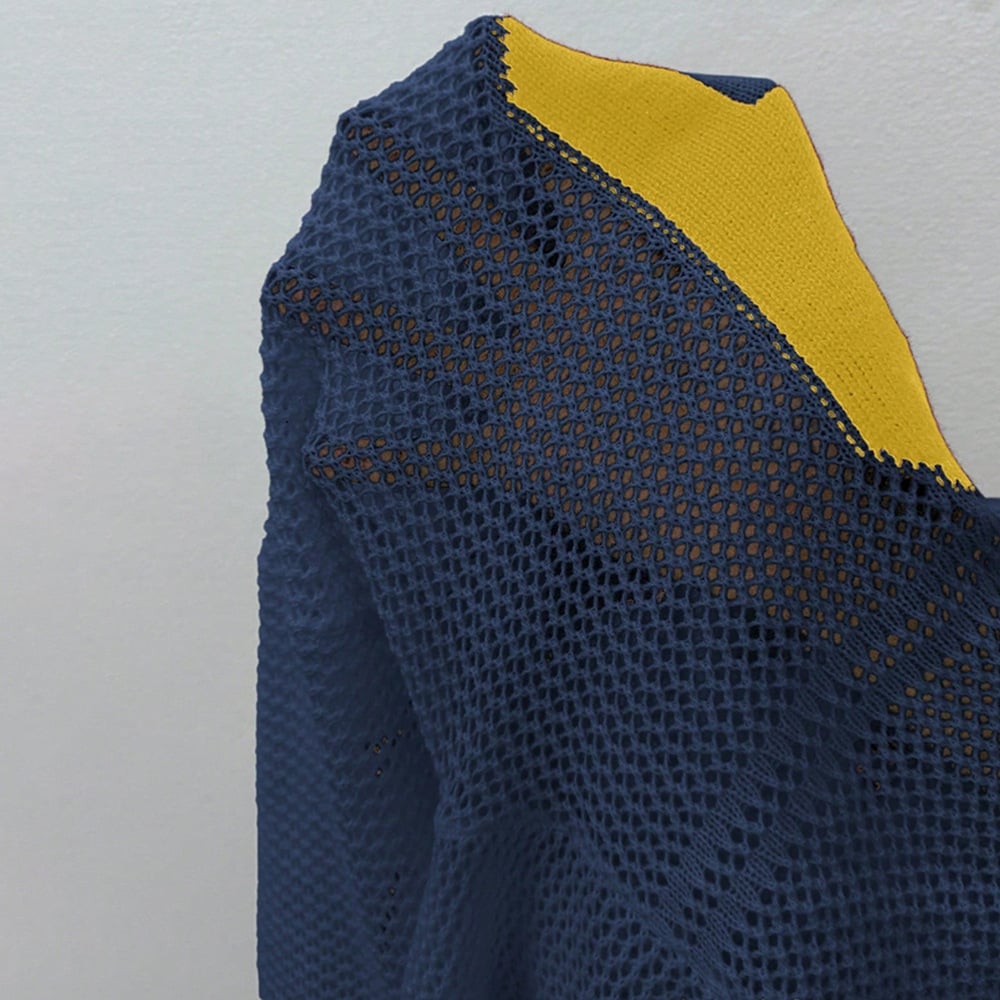 Women's Knitted Striped Jersey