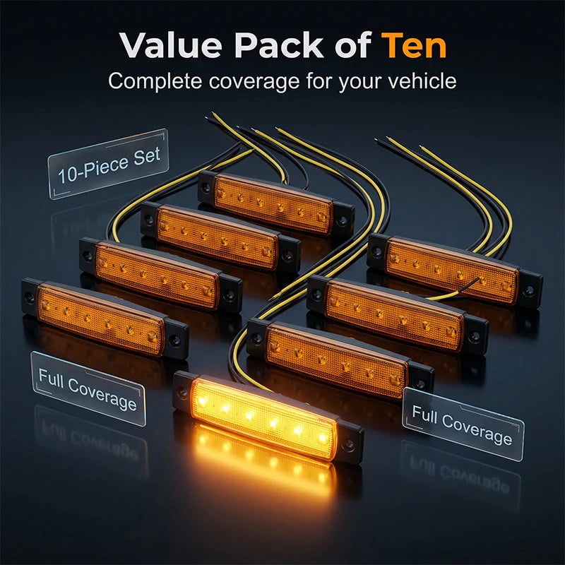 🔥HOT SALE🔥10PCS LED Side Marker Light for Trucks