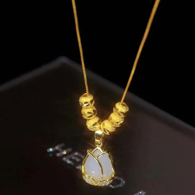 🌸 30% OFF NOW! 🌸Elegant Tulip Pendant Necklace
