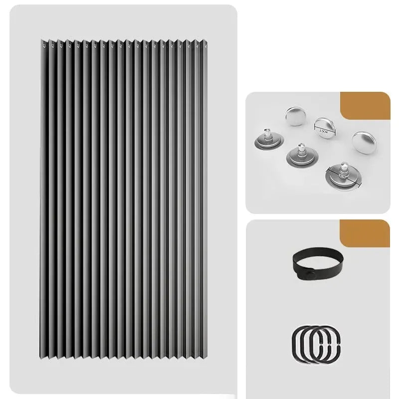 🔥 HOT SALE 🔥⏰🔥LIMITED TIME 49% OFF! ⭐No-Drill Magnetic Accordion Door Curtain