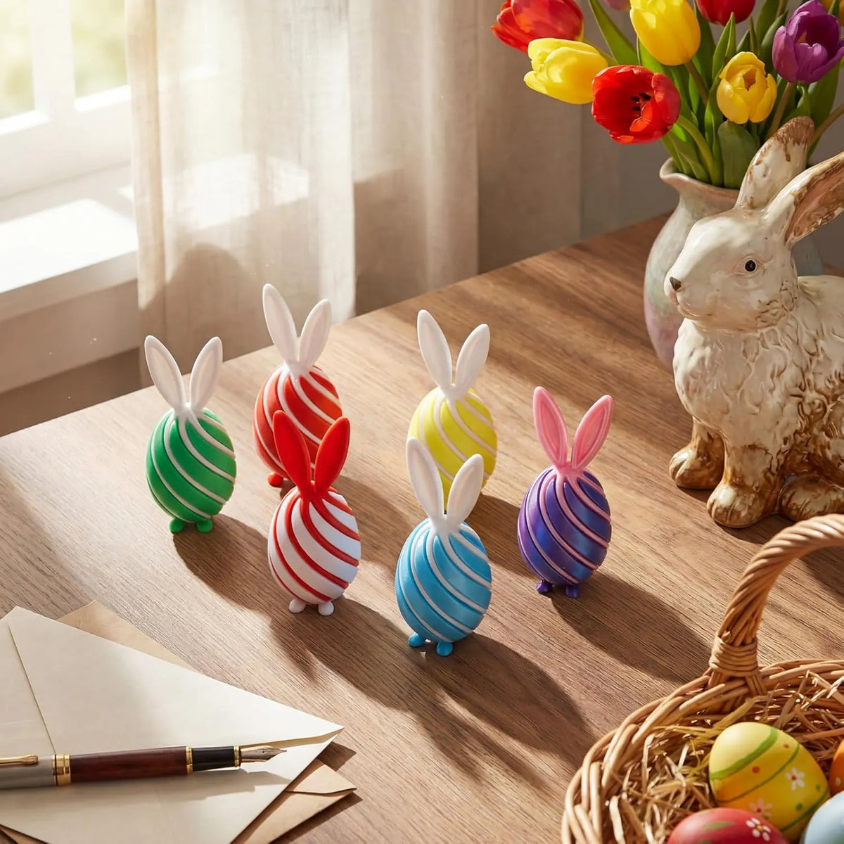 🐰"Infinity Spiral" Mystery Rabbit Fidget Eggs – Easter Sensory Fidget & Stress Relief Set 🧩