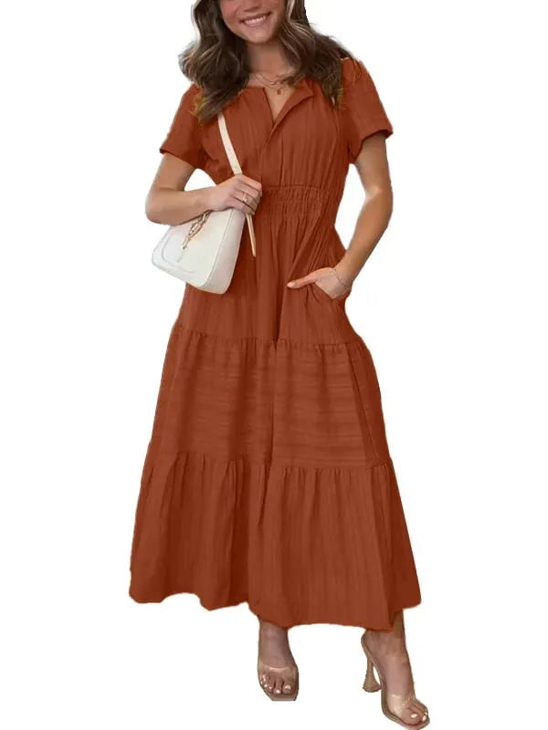 New Boho A-line Flowy Maxi Dress 💃Buy 2 Free Shipping