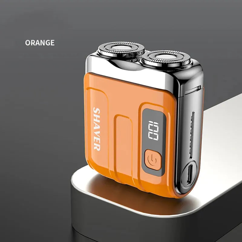 🎉🔥Portable Mini Men's Electric Shaver – Compact & rechargeable – Wet/dry use, perfect for travel or gym bag – quick and smooth shave ✨🧳