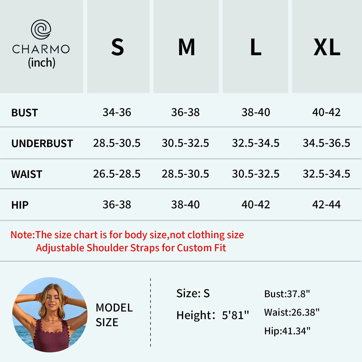 One Piece Swim Dress Scalloped Modest Swimsuits for Women Tummy Control Bathing Suit with Skirt Square Neck