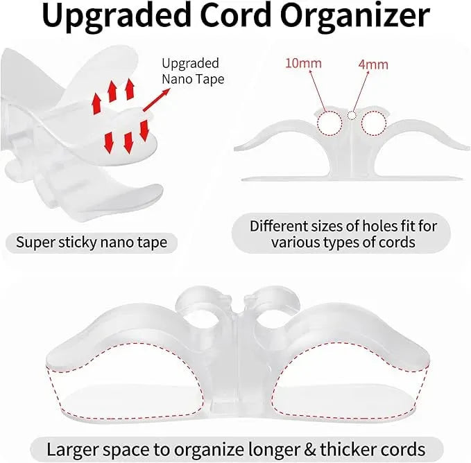 🔥HOT SALE🔥6-Pack Upgraded Appliance Cord Organizer