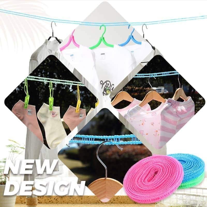 Portable Windproof Laundry Clothes Drying line(5M/16.4FT)-BUY 5 GET 5 FREE & FREE SHIPPING