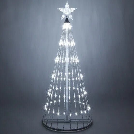 16.4FT MULTICOLOR LED ANIMATED OUTDOOR CHRISTMAS TREE LIGHTSHOW(Christmas tree free)