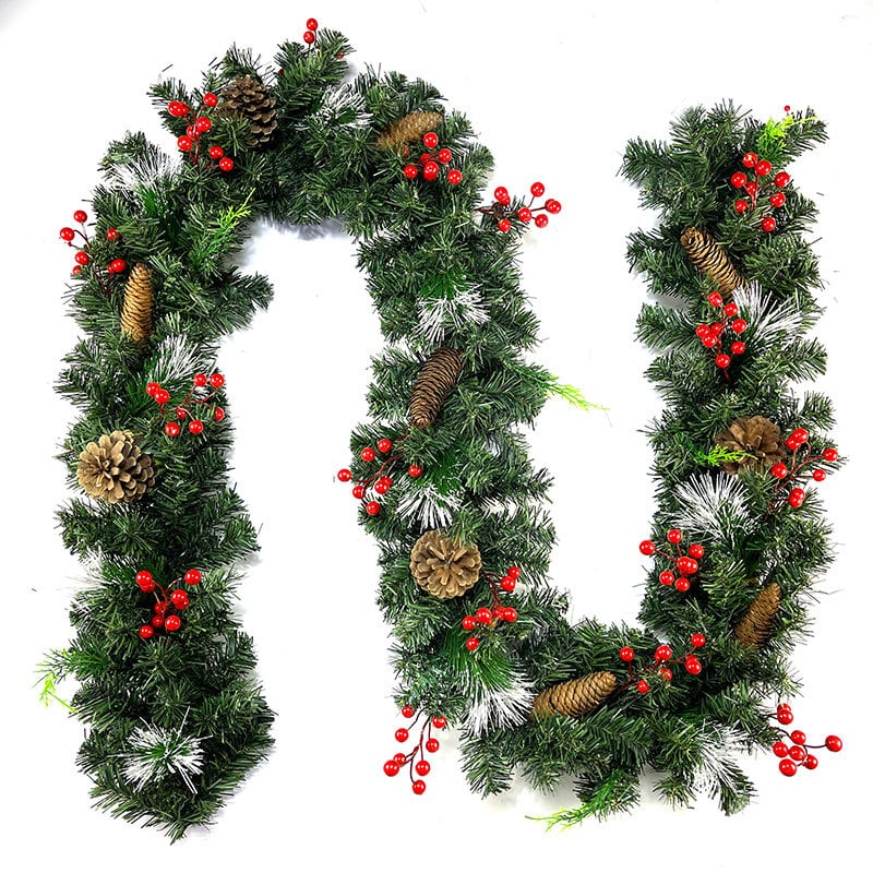 Christmas Artificial Cypress Leaf Vine Wreath🎄(1.8m)