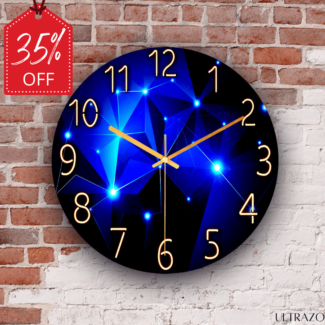 Modern Visions Geometric Wall Clock