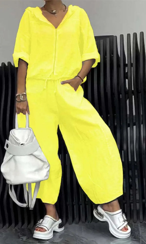 Women's Comfortable Two-Piece Top and Pants