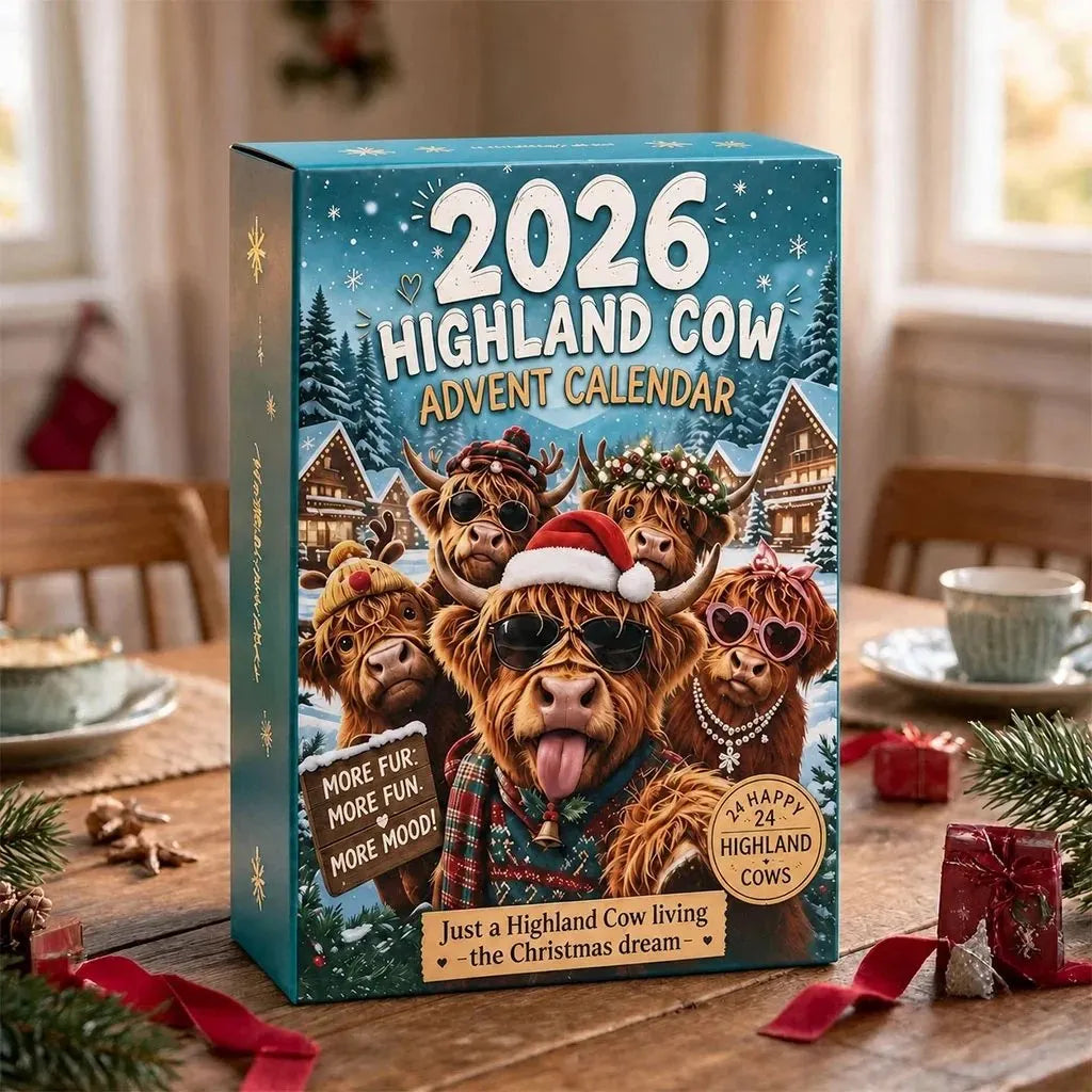 🔥HOT SALE🔥2026 Highland Cow Advent Calendar