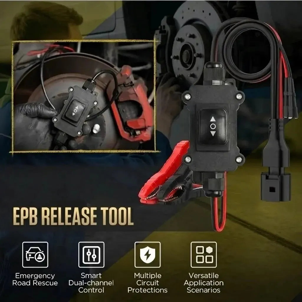 EPB Emergency Release Tool,Over-Current Protection, Dual-Channel Forward/Reverse Control for Electronic Parking Brake Release and Reset