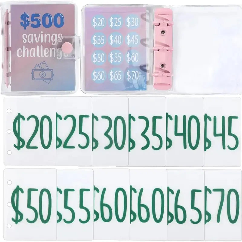 💰$1,000 Savings Challenge Binder – Budget Planner & Cash Stuffing System