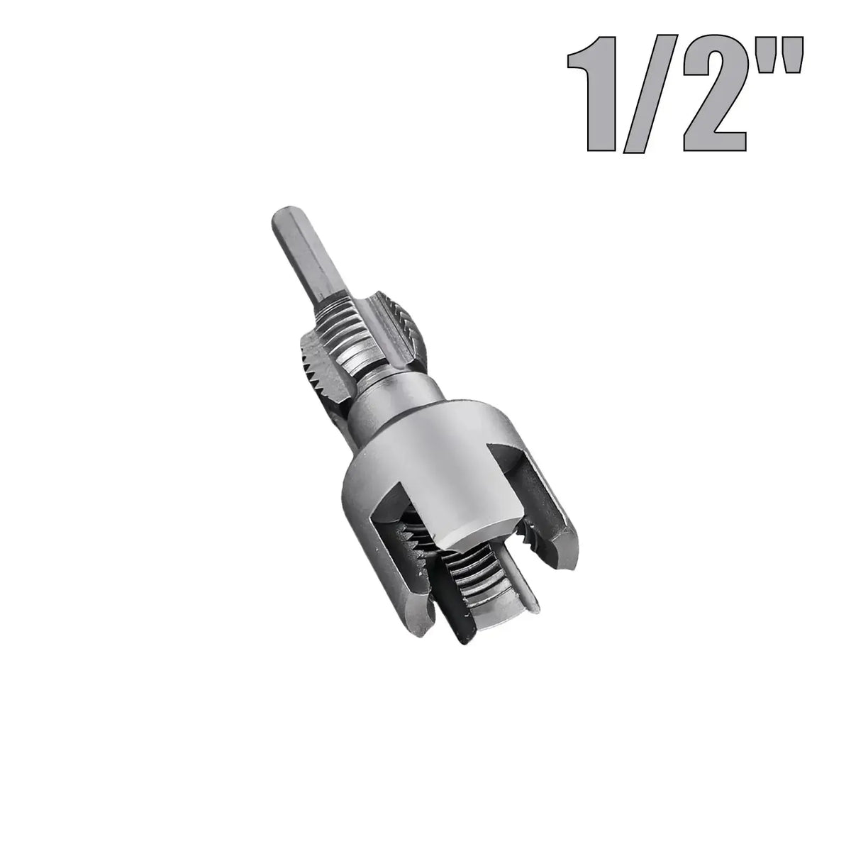 🎉Drill-Powered Pipe Thread Cutting Bit — Internal & External Threading for 1/2" & 3/4" Plastic Pipes