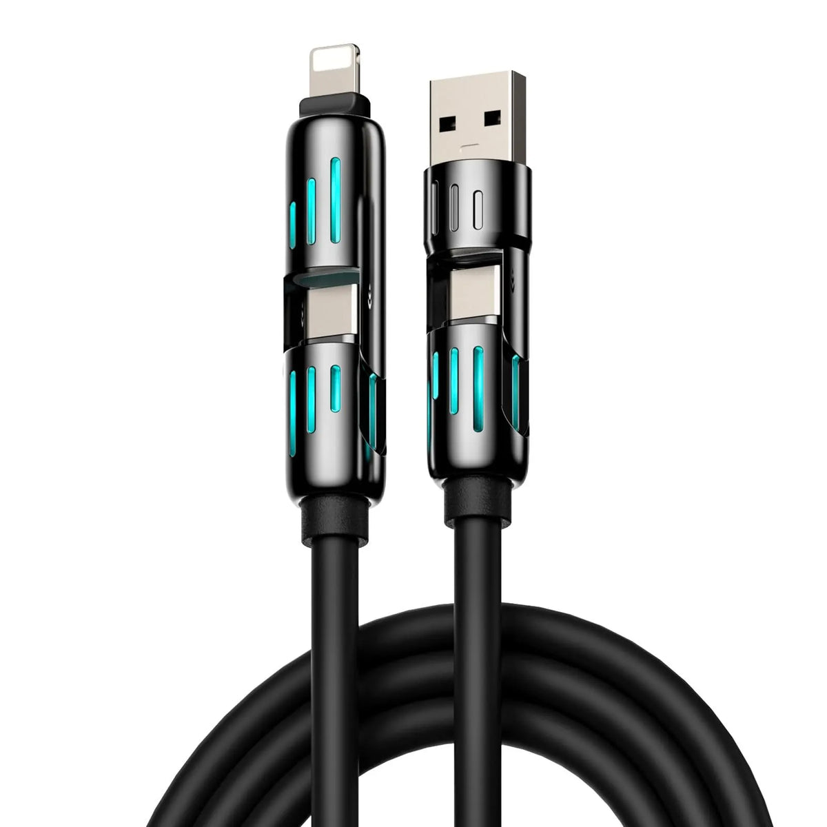 🔥 4-in-1 USB Charging Cable fast charging👍Buy 2 Free Shipping