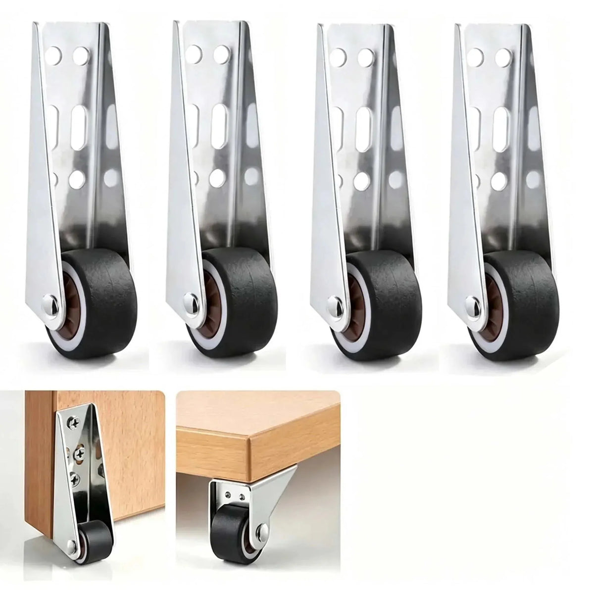 Vertical Track Roller Wheel, Heavy Duty 110LBS Sliding Door Bottom Guide