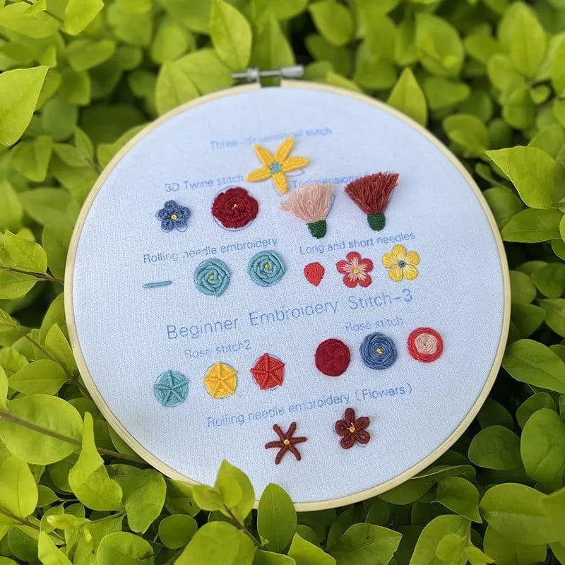 💕Beginner Friendly- Embroidery Stitches Practice Kit