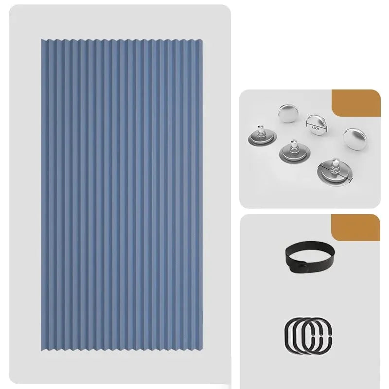 🔥 HOT SALE 🔥⏰🔥LIMITED TIME 49% OFF! ⭐No-Drill Magnetic Accordion Door Curtain