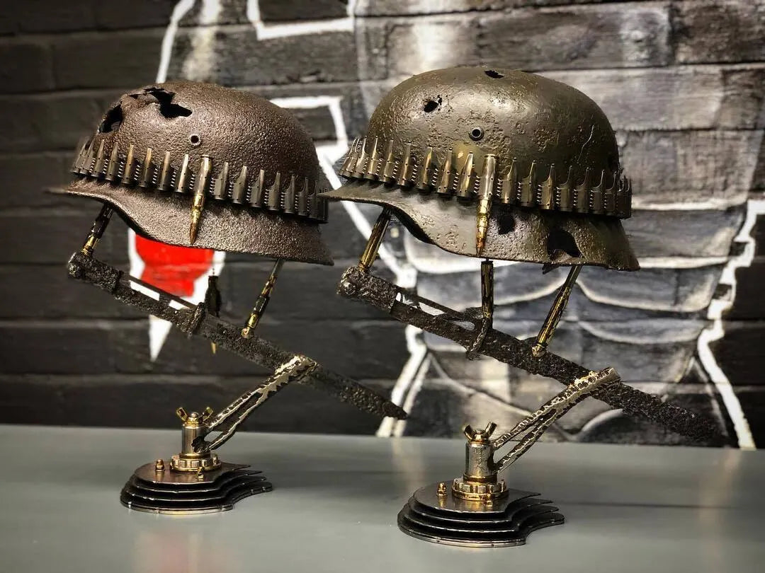 War relic lamp Remembering that history