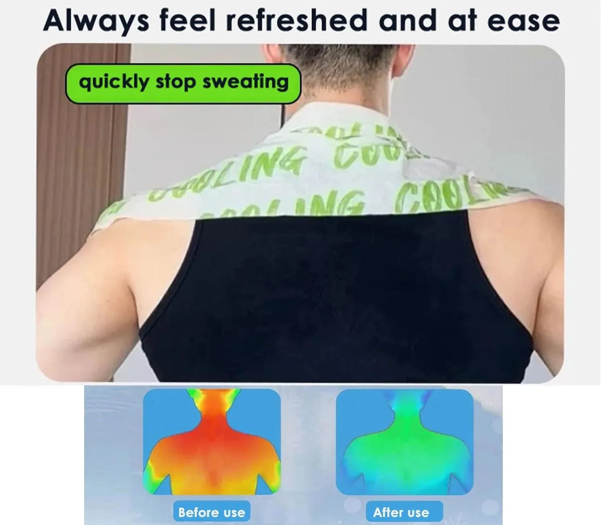 🔥 HOT SALE 🔥10-Pack Instant Cooling Towels – Individually Wrapped