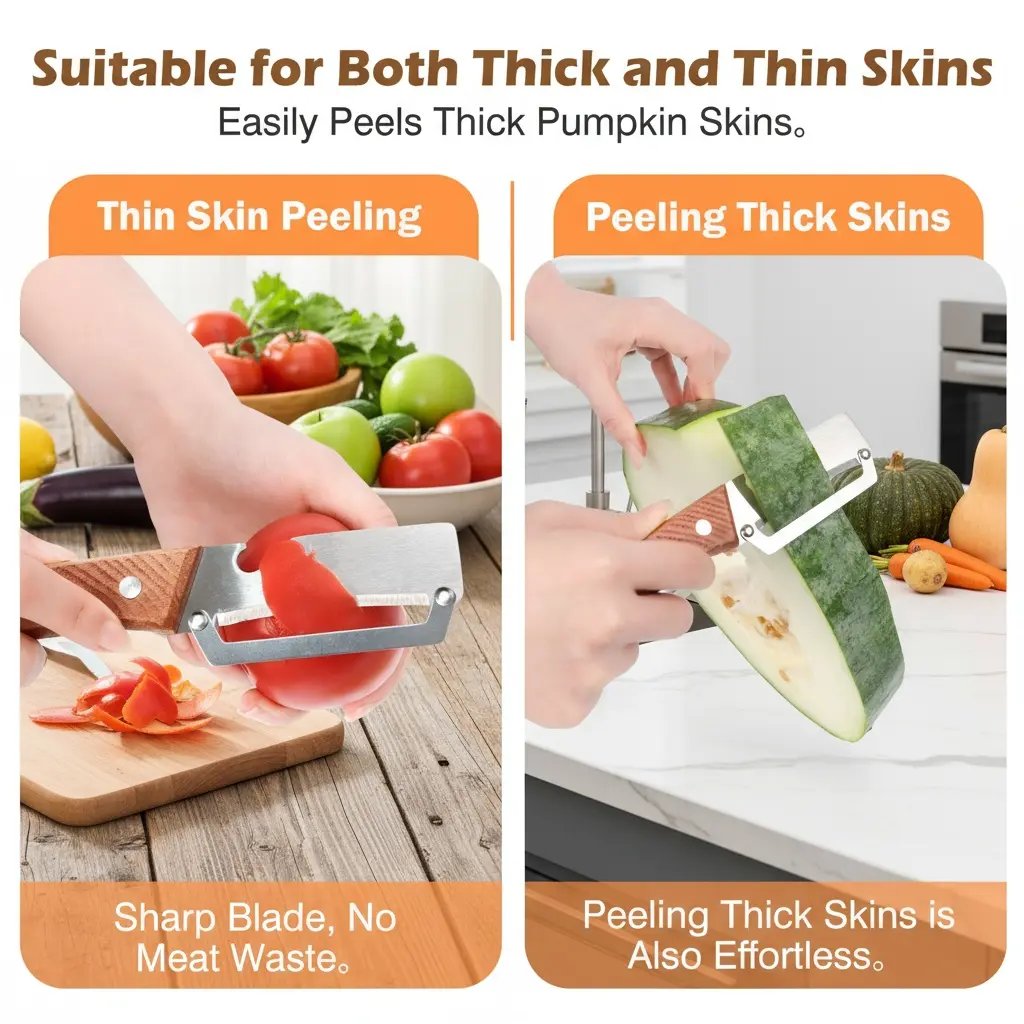 Limited-time Price $9.99😍Multi-functional Peeler 4-in-1, Stainless Steel Peeler, Vegetable Cutter, Slicer, Bottle Opener, Kitchen Must-Have Tool, Portable and Sharp