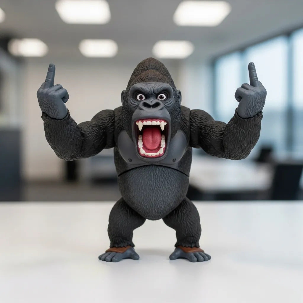 Office Ornament - Middle Finger Animal Decoration