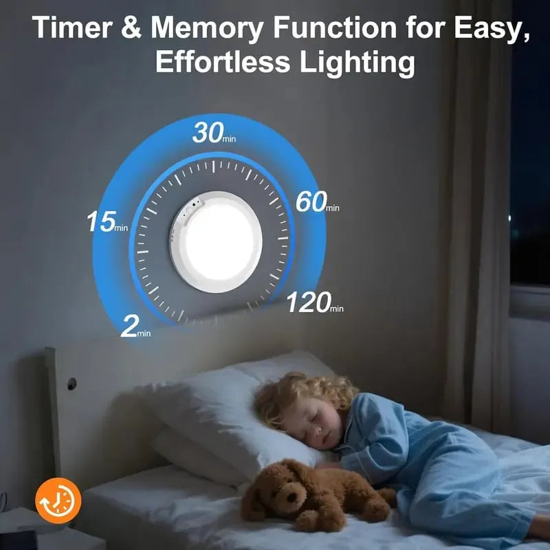 🎁LAST DAY 49% OFF🔌Rechargeable Magnetic Wireless Motion Sensor Ceiling Light with Remote💡