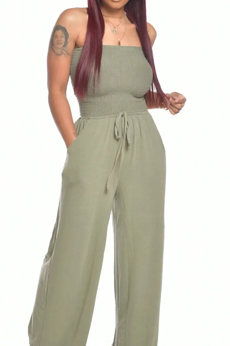 🔥Last Day Promotion 49% OFF-Newest Strapless Waist Jumpsuit-Buy 2 Free Shipping