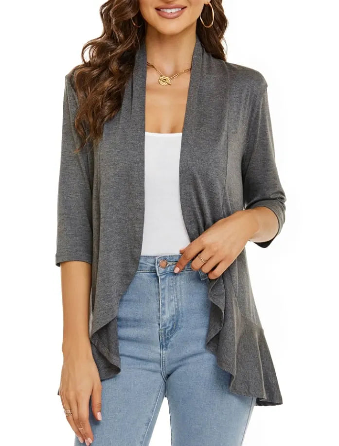 NEW🔥 Women's Casual Lightweight Open Front Cardigans