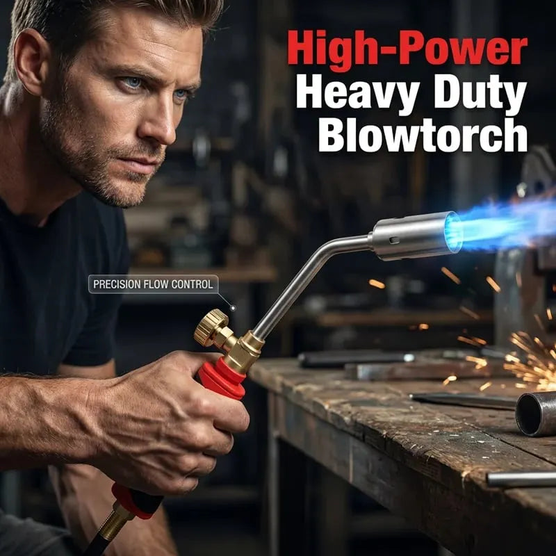 🔥HOT SALE🔥50% OFF !! ⏰High-Power Gas Torch with Adjustable Flame Control