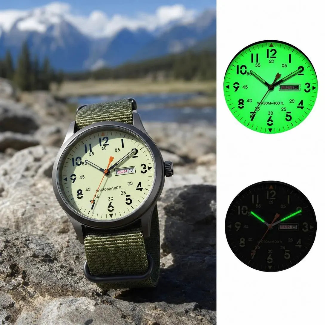 🎉📢📢40% OFF !! ⏰Men's Quartz Watch with Luminous Display