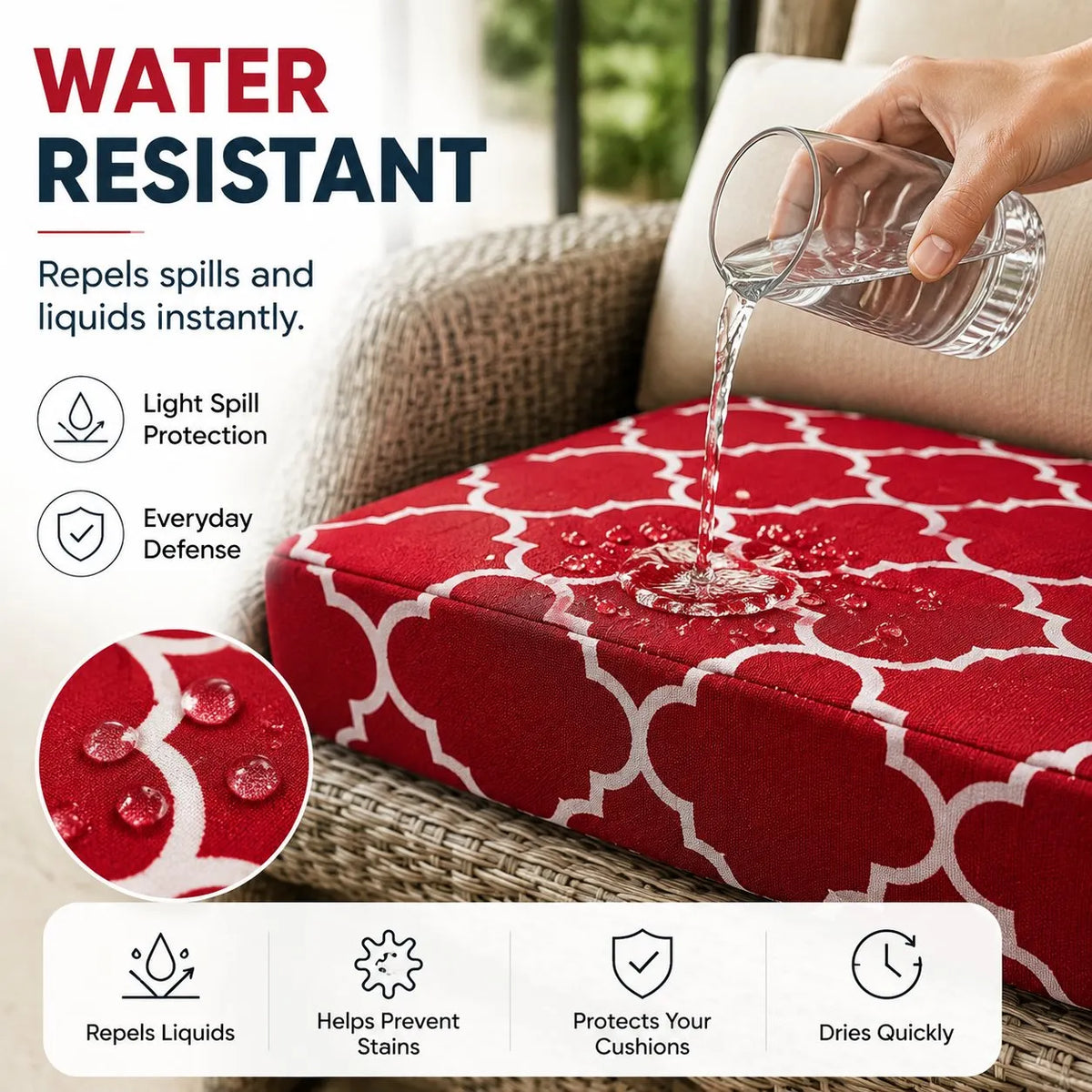 🎉🛋️ Outdoor Patio Sofa Cushion Covers 🔥