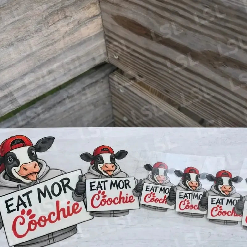 🔥Last Day 49% OFF - 🐄Funny Cow Uv Sticker 5 Pack