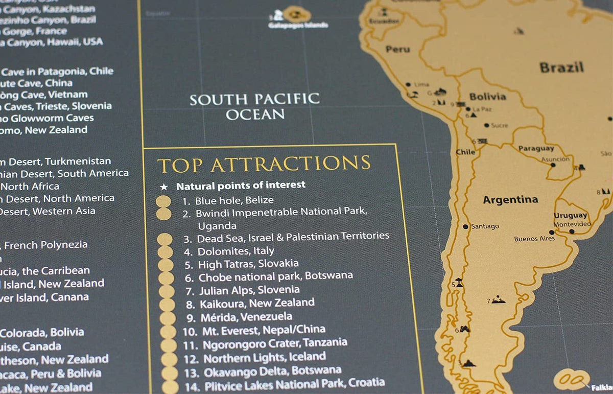 🔥HOT SALE🔥Scratch Map of the World