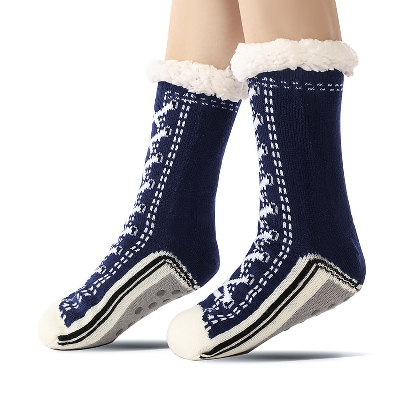 🎅Xmas Sale 49% OFF🎄 Ultra-thick Cashmere Slipper Home Socks