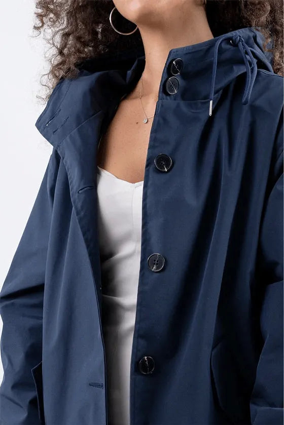 Waterproof  Oversized Hooded Windbreaker Rain Jacket