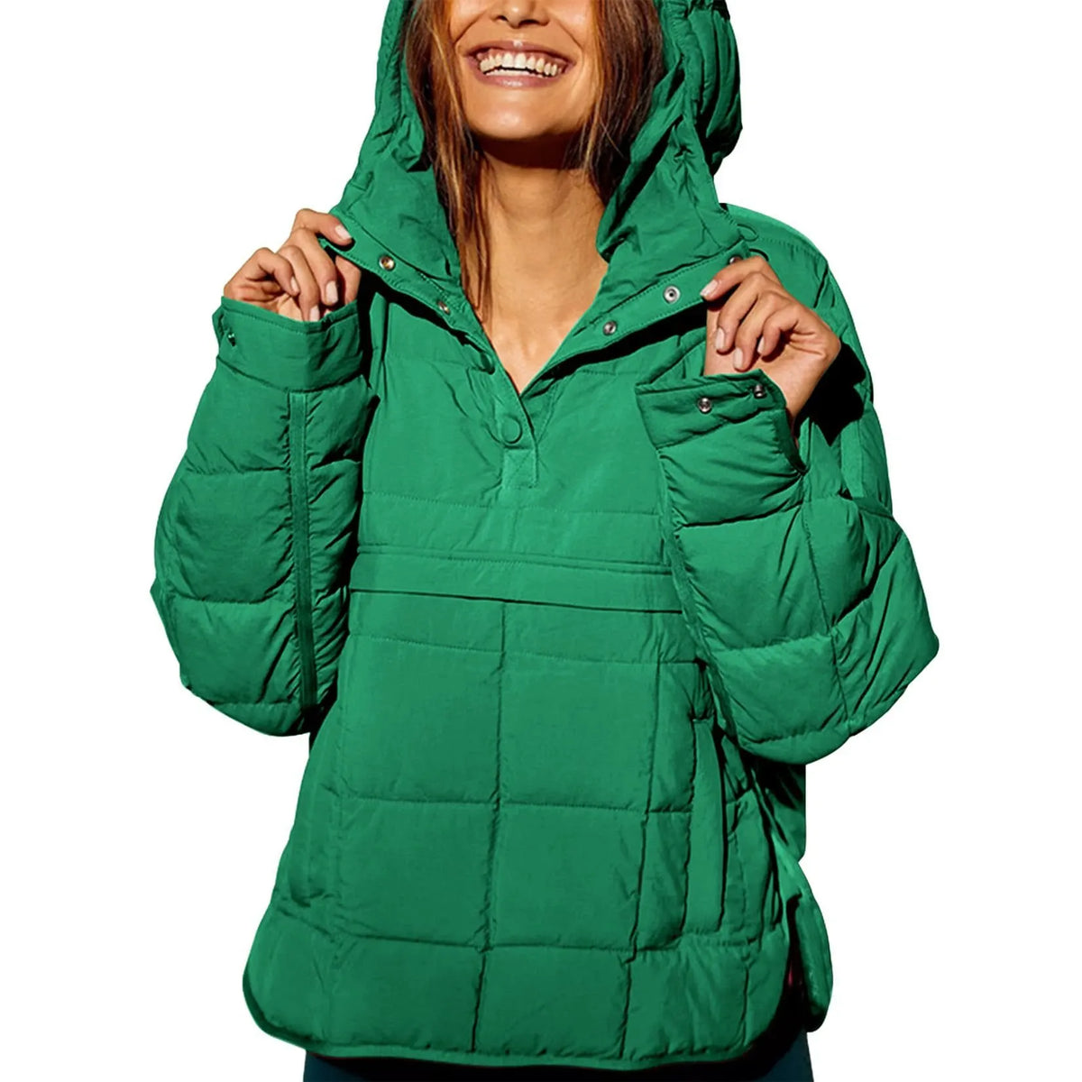 Oversized Quilted Puffer Jacket