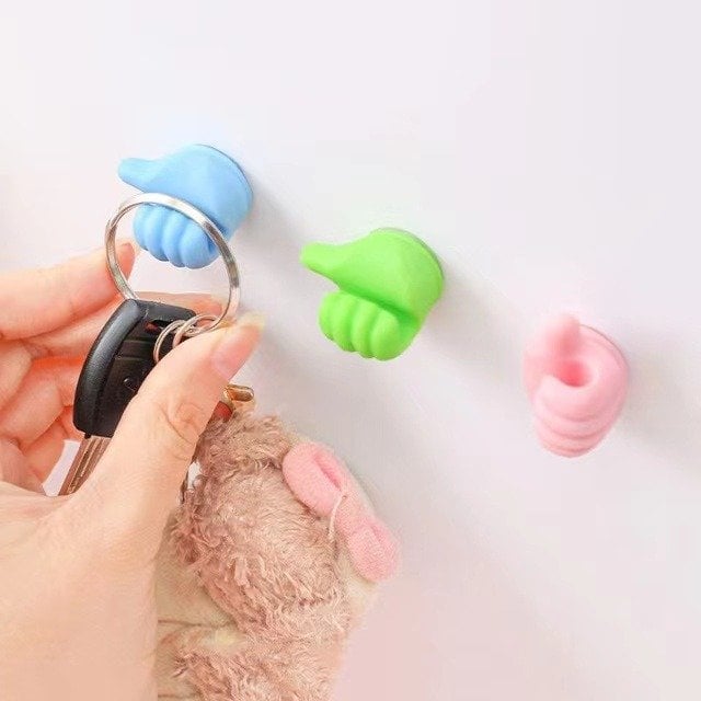 (🔥LAST DAY PROMOTION - SAVE 48% OFF) 10Pcs Creative Thumbs Up Shape Wall Hook