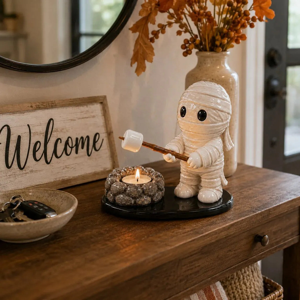 🎉🔥49% OFF💥Halloween Campfire Tealight Holder
