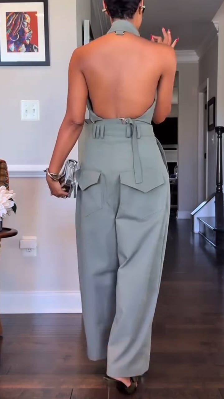 🔥49% OFF! Women's Halter Neck Cotton & Linen Sleeveless Casual Suit 💎