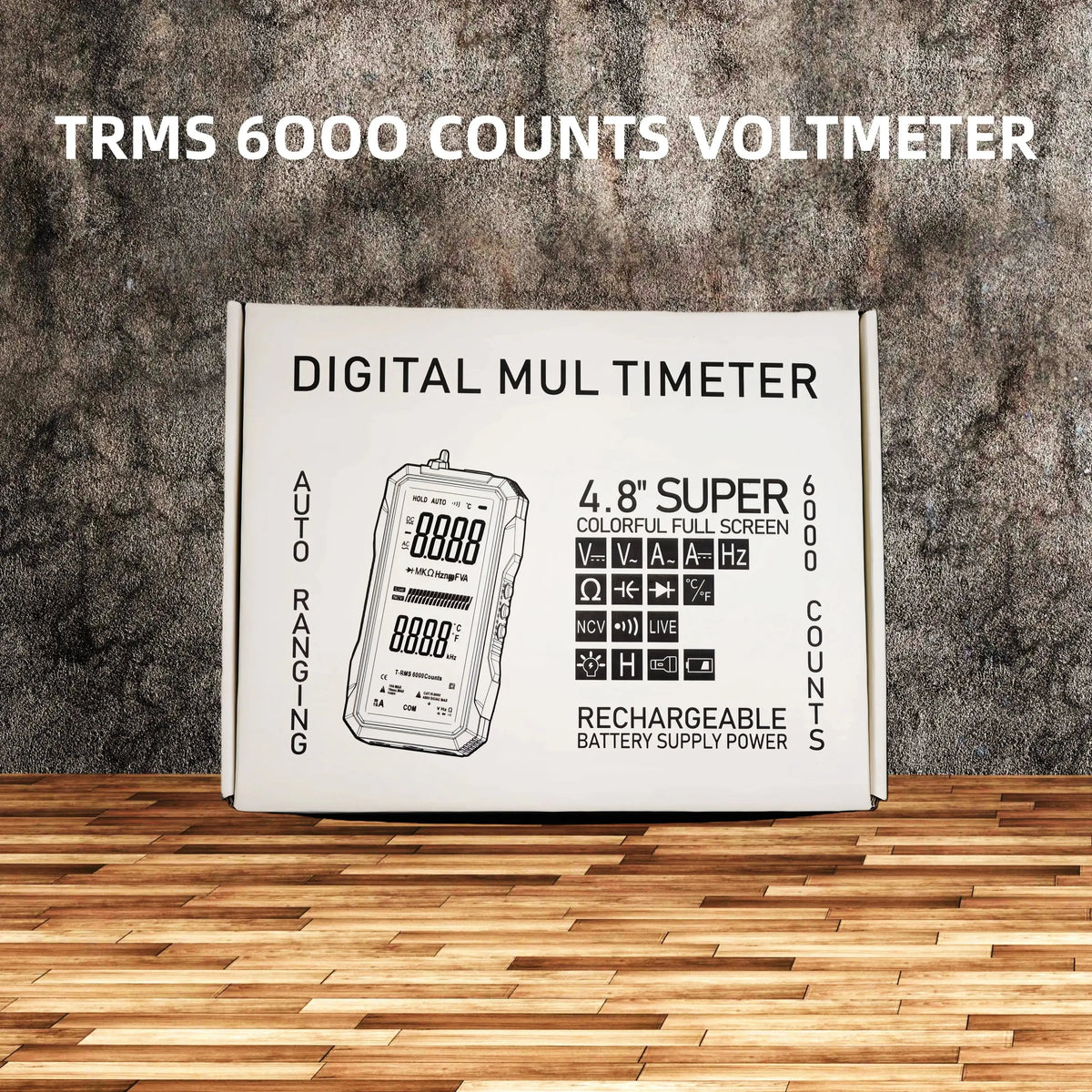 Fully Automatic True RMS (TRMS) 6000 Count Digital Voltmeter